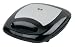 Team SM-15152 1500-Watt 4-Slice Sandwich Maker, Stainless Steel and Black
