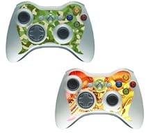 Pebble Entertainment Camo & Dragon Green Twin-Skin for Xbox 360 Controller (Xbox 360)