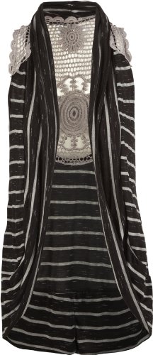 FULL TILT Flower Applique Womens Wrap Top