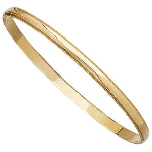 14kt Yellow Gold Conventional Bangle Bracelet
