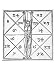 The Proportions of Man and Their Occult Numbers from "De Occulta Philosophia" Art Giclee Poster Print, 18x24