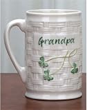 Belleek Grandpa Mug 4.35-Inch High