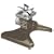 Nelson 50230 Metal Vane Square Pattern Spray Whirling Sprinkler