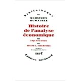 Histoire de l'analyse �conomique III : L'�ge de la sciencepar Joseph A. Schumpeter