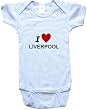 I LOVE LIVERPOOL - LIVERPOOL BABY - City Series - White, Blue or Pink Onesie / Baby T-shirt