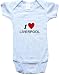I LOVE LIVERPOOL - LIVERPOOL BABY - City Series - White, Blue or Pink Onesie / Baby T-shirt