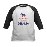 My Mama Votes Obama Kids Baseball Jersey