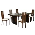 Adele Elite Dining Set - Burn Beech (Large)