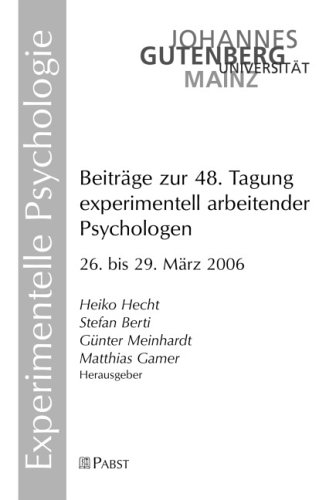 Beitr�ge zur 48. Tagung experimentell arbeitender Psychologen