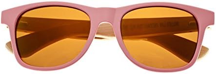 Earth Wood Women's ESG089P Rockport Sunglasses, Pink