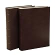 Genuine Italian Leather Bound Album, 100 Pages, Photo Squares Included, 9-1/8" x 12-1/4"
