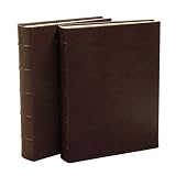Genuine Italian Leather Bound Album, 100 Pages, Photo Squares Included, 9-1/8" x 12-1/4"