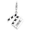 Unique Silber Charm mit Karabiner f�r Basisarmb�nder CH0293