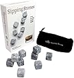 Sipping Stones Whisky Chilling Rocks in Gift Box with Carrying Pouch, Set of 9