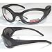 Motorcycle Riding Glasses Sunglasses Smoke Clear Lens
