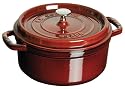 Staub 1102487 Cocotte / Bräter rund 24 cm, grenadinerot