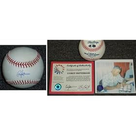 <b>Corey Patterson Signed MLB Baseball - Chicago Cubs MLB Baseball Sports Memorabilia</b>