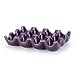 Rachael Ray Stoneware 12-Cup Sittin' Pretty Egg Tray, Purple