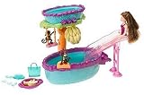 Polly Pocket! Fountain Falls Double-Decker Hot Tub Playset