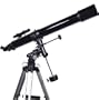 Black TwinStar 90mm Refractor Telescope