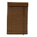 Lewis Hyman 0108117 Fruitwood Imperial Matchstick Bamboo Roll-Up w/6" Valance. 36" W x 72" L