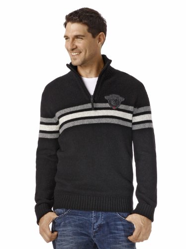 BOGNER FIRE + ICE Herren Strickpullover KARL, black, 48 Preisvergleich