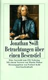Betrachtungen �ber einen Besenstiel. Eine Auswahl zum 250. Todestag