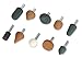 50-pc. 1/4" Mounted Stone Assortment