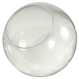 14 in. Clear Acrylic Globe - with 5.25 in. Neckless Opening