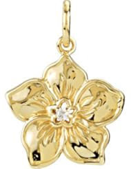 14K Yellow Gold Forget Me Not Charm