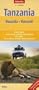Tanzania - Rwanda - Burundi Map by Nelles (Nelles Maps) (English, French and German Edition)