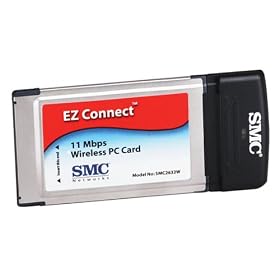 SMC2632W 802.11b 11Mbps Wireless PC Card with integrated antennae