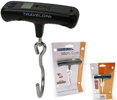 Travelon Micro Luggage Scale Digital Portable Hanging Electronic 110lbs Suitcase by Other Measuring Tools