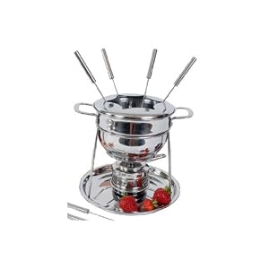 Cook's Choice Stainless Steel 2.5 Quart Fondue Set by Cook's Choice