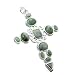 New Jasper Silver-look Gemstone Pendant Rare Jewelry