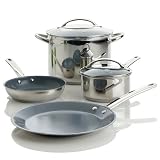 GreenPan&trade; Stainless Steel Ultimate Gourmet Cookware Set