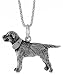 Sterling Silver 3/4 (19mm) Tall Labrador Retriever Pendant