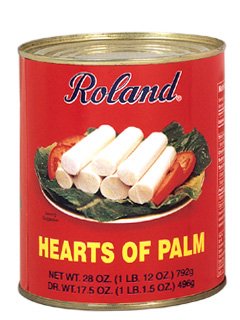 Childrens Toyshop  Gourmet Food : Roland Hearts of Palm, 28 oz