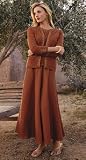 AUSTIN REED LONG LINEN SKIRT