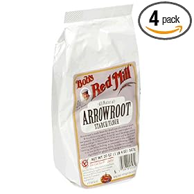 Bob's Red Mill Arrowroot Starch Flour, 20-Ounce Packages (Pack of 4)