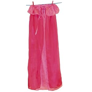 Reversible Silk Cape (Rose/Red)by Sarah's Silks