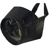 Guardian Gear Lined Nylon Dog Muzzle, Size 4, 8-Inch Snout, Black