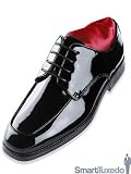 After Six - Celebration Tuxedo Shoe Black - Square Toe Tie Lace Up