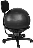 Isokinetics Executive Exercise Ball Chair - with Black 52cm Ball and a Pump