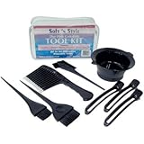 Soft 'N Style Hair Colorist Tool Kit (8 Piece)