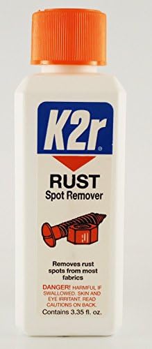 4, Bottles, of, K2R, Rust, Spot Remover, Removes, Rust Spots, from, Most Fabrics, 3.35 fluid ounce bottle,