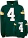 Brett Favre Green Bay Packers Green Youth Jersey Name and Number Hooded Sweatshirt