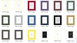 100 Pcs of 5x7 Picture Mats Mattes Matting for 4x6 Photo + Backing + Bags