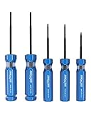 Channellock TP-5A Black Oxide Precision Torx Set Acetate Handle, Includes T051AB, T062AB, T072AB, T0
