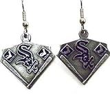 Chicago White Sox Dangle Earrings - MLB Baseball Fan Shop Sports Team Merchandise
